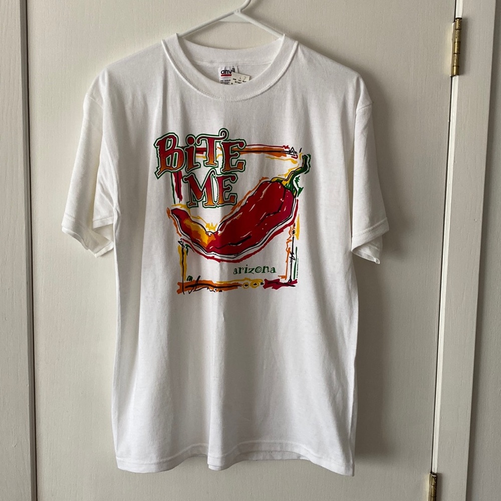Bite me ironic tshirt - NWT